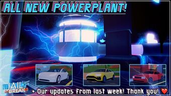 Update Log Jailbreak Wiki Fandom - how to rob the jailbreak power plant roblox youtube