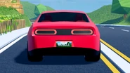 The rear view of the Challenger.