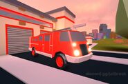 The teaser image of the Firetruck.