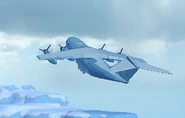 The Cargo Plane taking off from the Bounty Bay Airport.