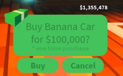 BANANA CAR Roblox Jailbreak CLEAN • FAST DELIVERY - Foto 8