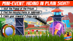 Jailbreak - 🔎 Our Hiding in Plain Sight Event has concluded! Enjoy your  Spyglass Rims and happy trading as well! 🎊 Additionally, DOUBLE XP is now  live! Last chance to grab any