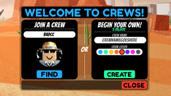 How to create a crew? 