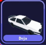 The option to spawn the Deja in the Garage.