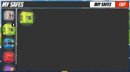 The GUI for opening safes.