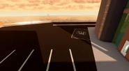 The delivery location at the Crater City Bank.