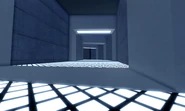 A view from the hallway leading to the vault.