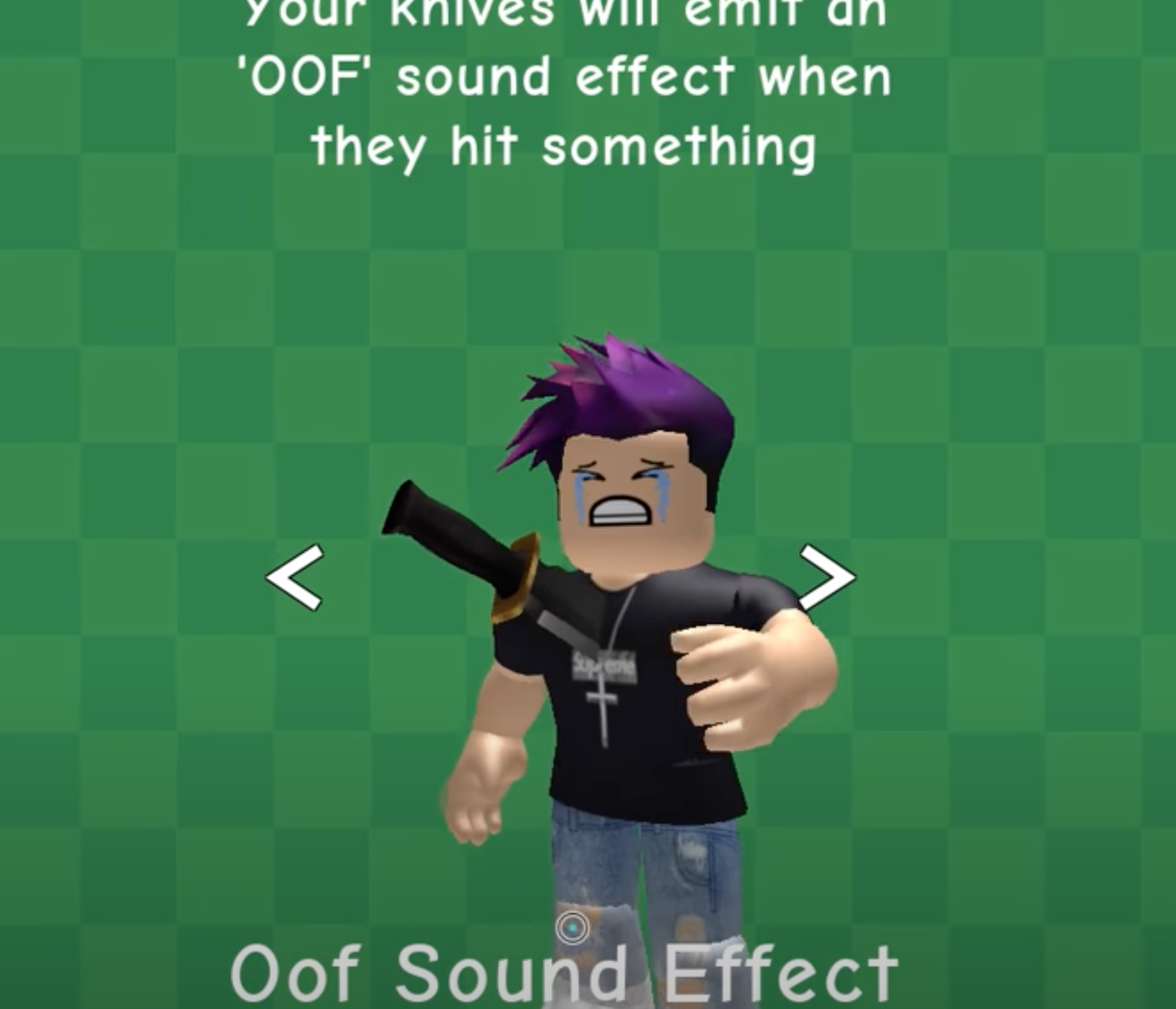 Oof Sound Effect, Knife Simulator Wiki