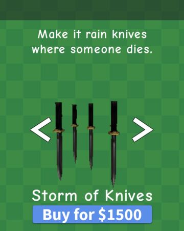 Storm Of Knives Knife Simulator Wiki Fandom - roblox knife simulator