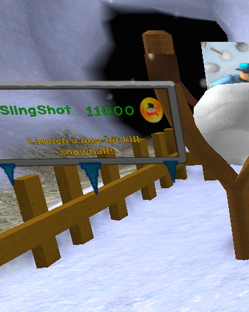 Slingshot Sbfs Roblox Snow Shoveling Simulator Wiki Fandom - roblox snow shoveling simulator codes wiki