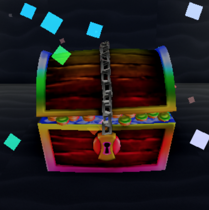 Rainbow Chest Rblx Treasure Hunt Simulator Wiki Fandom - what does rainbow look like in roblox