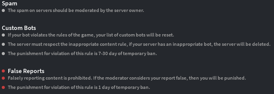 Game Rules | RCS2 Wiki | Fandom