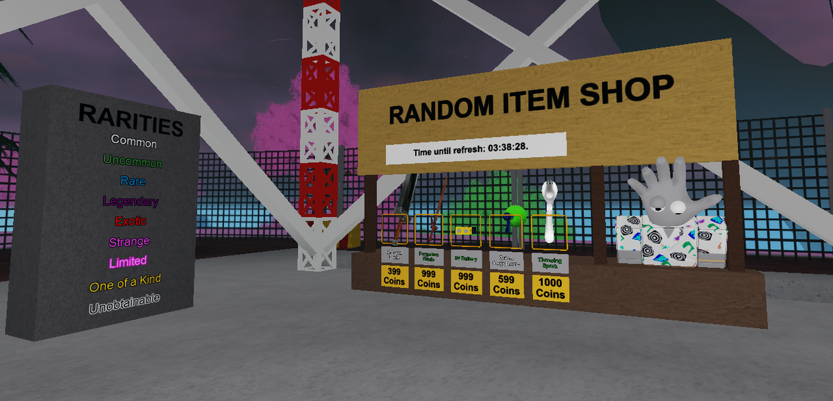 Sellable Item Prices, Official ROBLOX Handyman Wiki