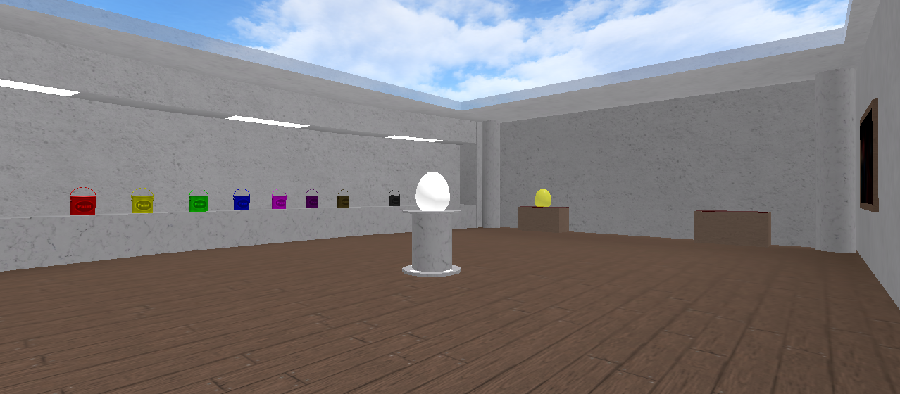 Roblox's noob skin easter egg I guess (it's a real easter egg my