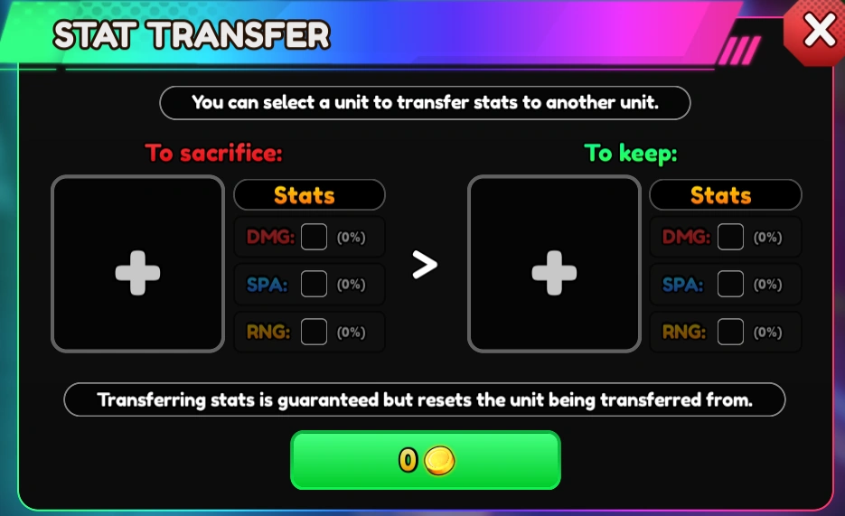 Stats | Anime Vanguards Wiki | Fandom