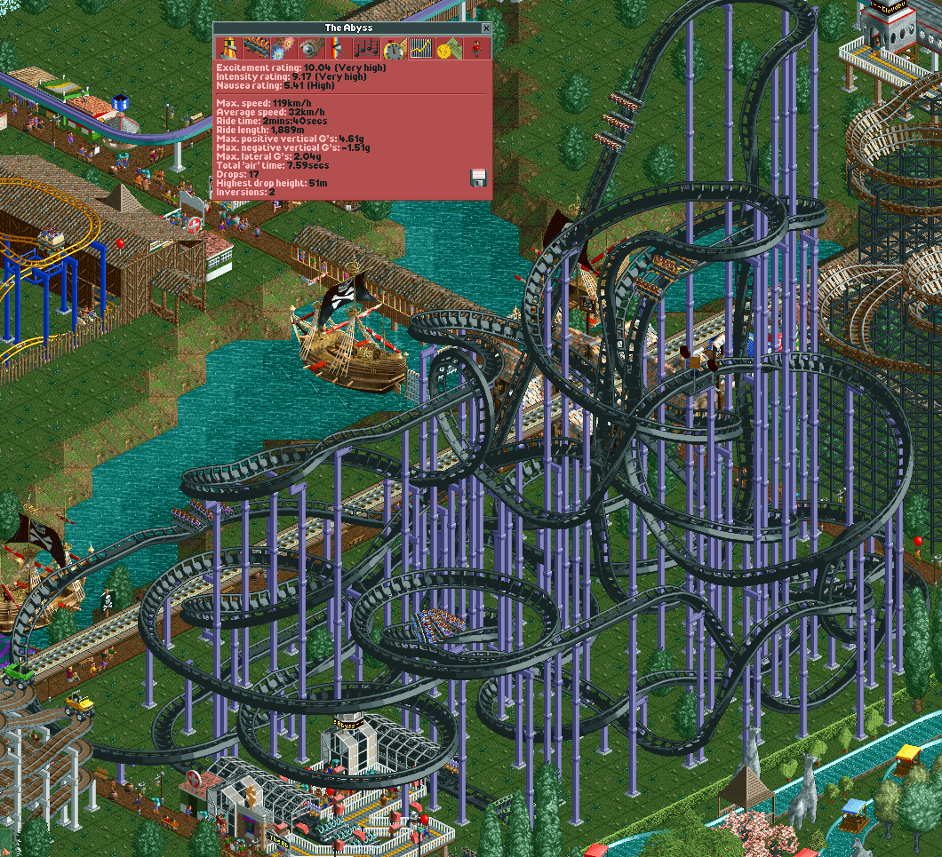 I Built the Densest Park Ever in RollerCoaster Tycoon 2 