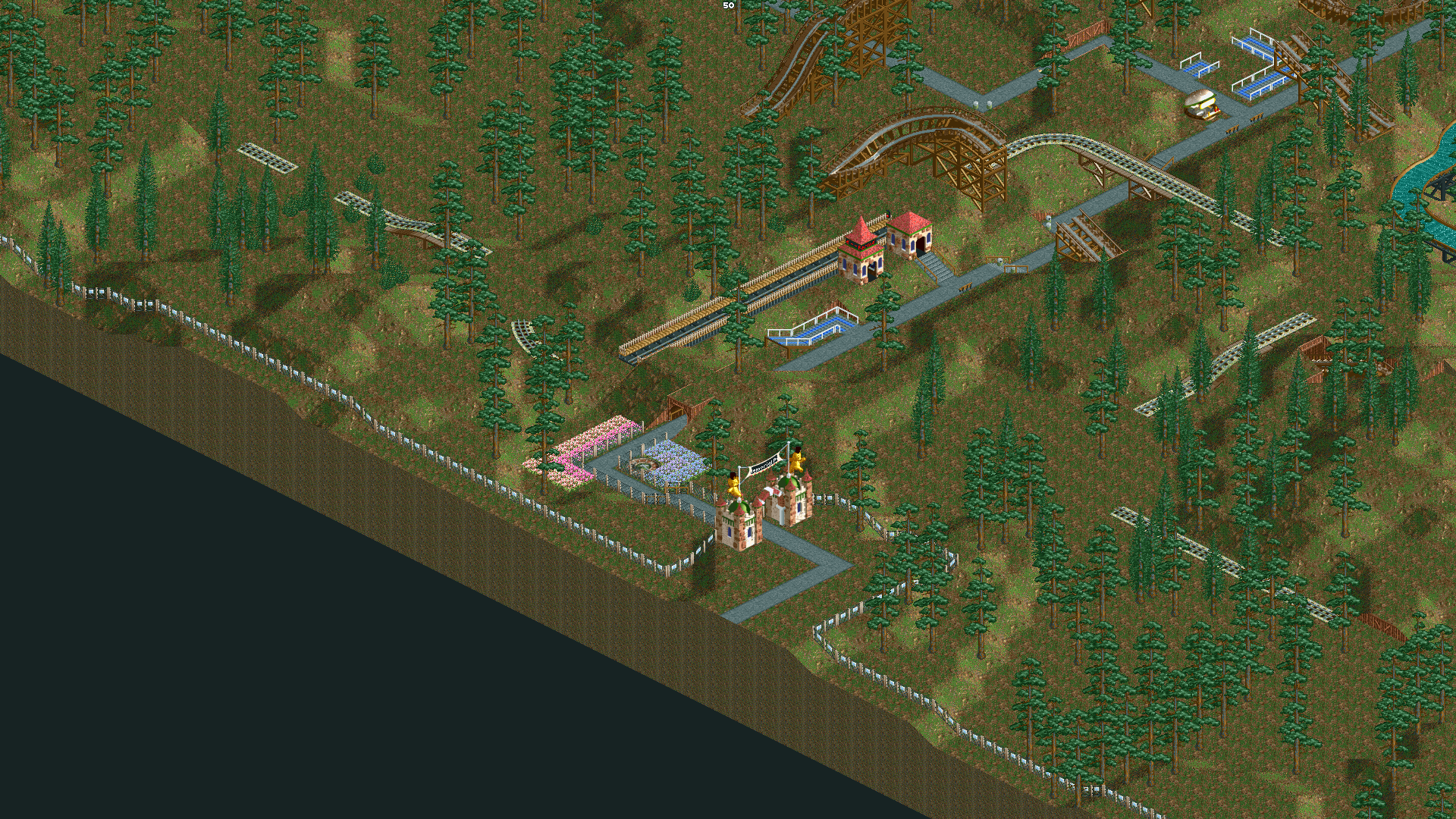 THEMEPARK TYCOON MAP 🎢!! ,#themepark ,#rollercoaster