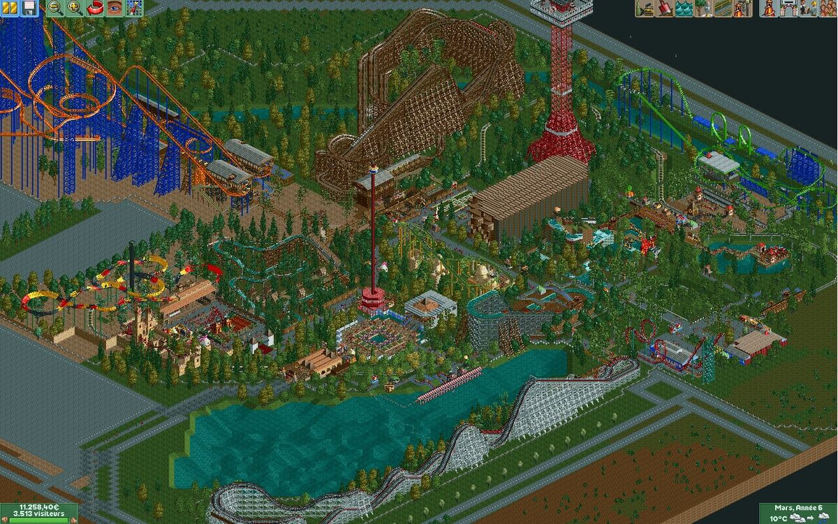 Six Flags Over Texas Scenario Guide RollerCoaster Tycoon Fandom