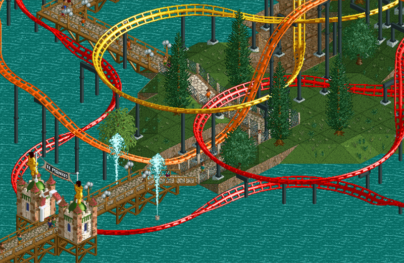 Three Monkeys Park RollerCoaster Tycoon Fandom