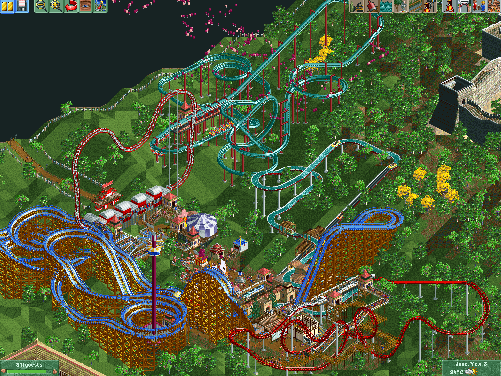 Bumbly Bazaar/Scenario Guide, RollerCoaster Tycoon