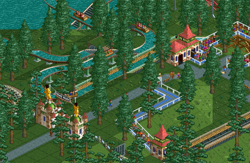 rollercoaster tycoon classic gentle glen