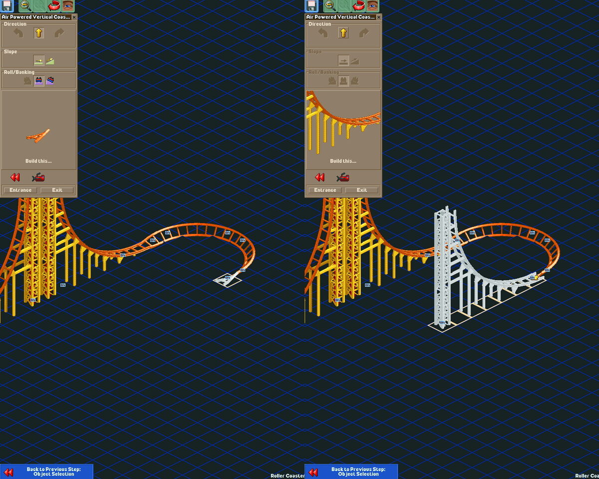 Air Powered Vertical Coaster RollerCoaster Tycoon Fandom