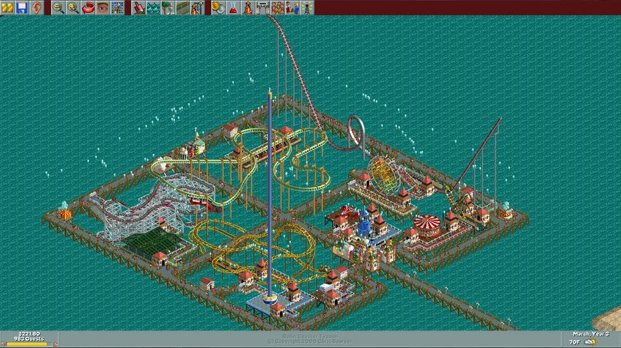 Paradise Pier Scenario Guide RollerCoaster Tycoon Fandom