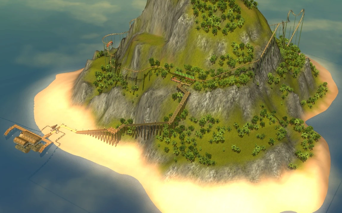 Paradise Island RollerCoaster Tycoon Fandom