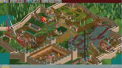 Fun Fortress with a bit of a Robin Hood/woodland/forest theme! : r/rct