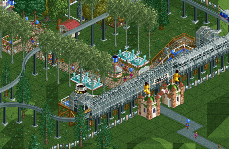 Alton Towers Rollercoaster Tycoon Fandom - how to build a restroom by roblox theme park tycoon 2