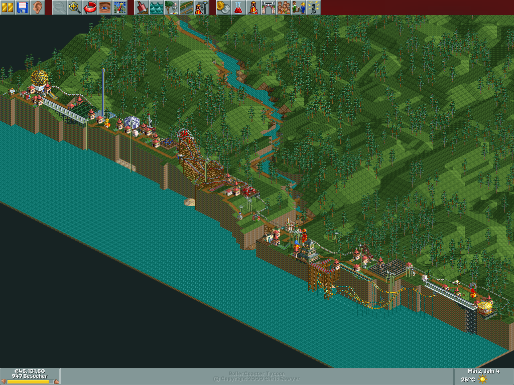 Bumbly Bazaar/Scenario Guide, RollerCoaster Tycoon