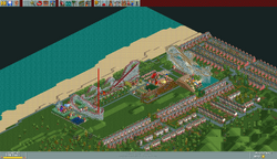 RollerCoaster Tycoon: Bumbly Beach Complete Park - Coaster101