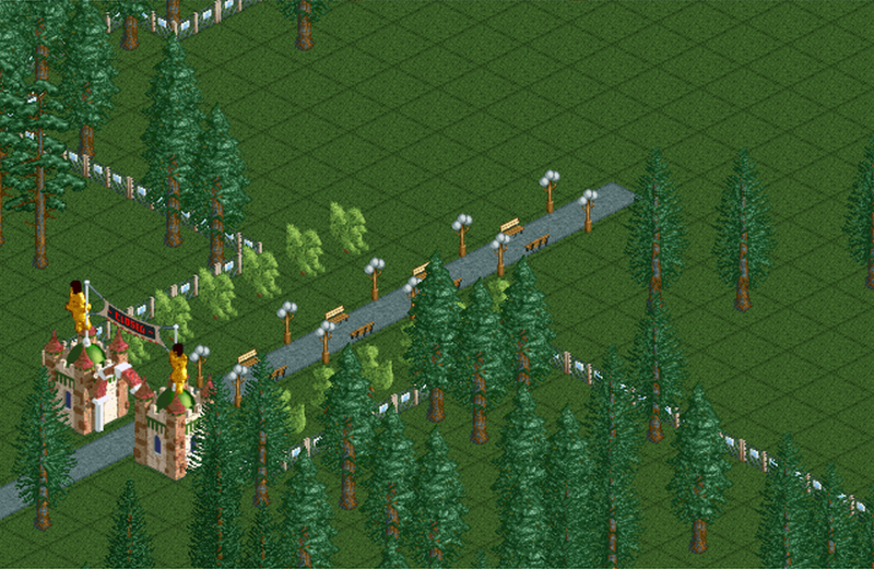 RollerCoaster Tycoon Classic: Forest Frontiers Scenario