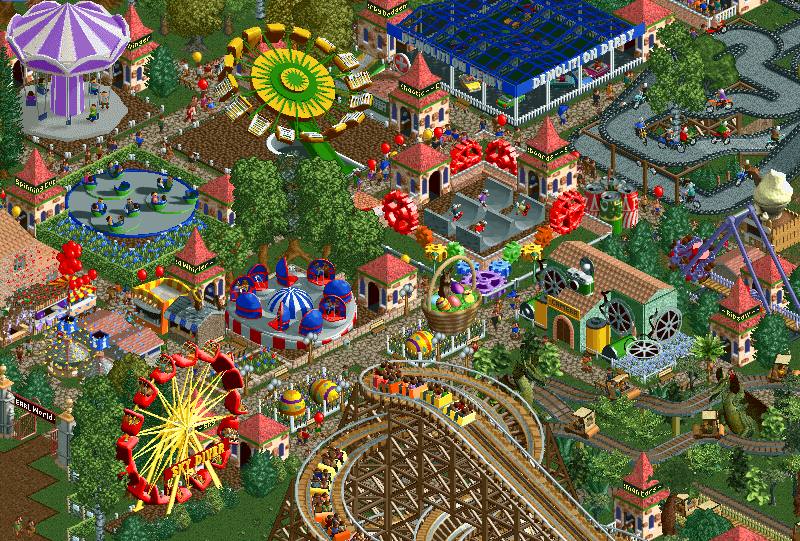 r Builds 135-Year-Long 'Century Ride' in RollerCoaster Tycoon 2