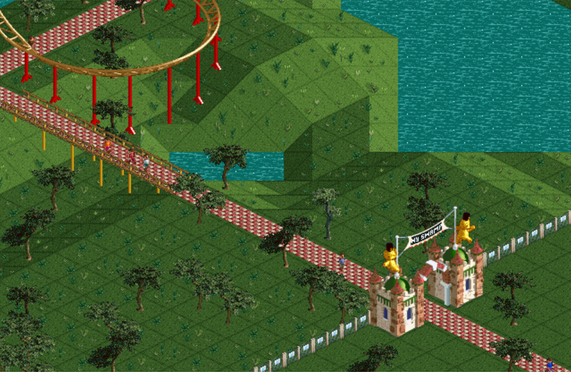 rollercoaster tycoon deluxe loopy landscapes saved games