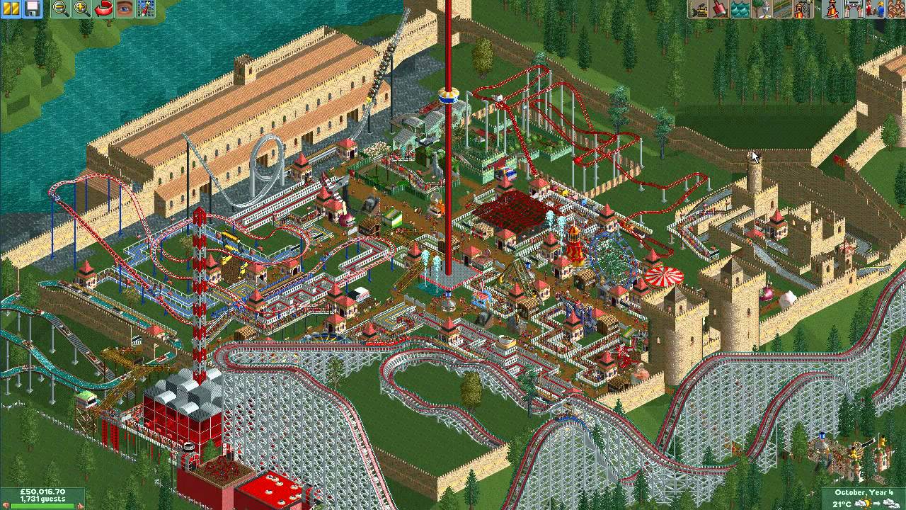 crazy castle tips rollercoaster tycoon classic