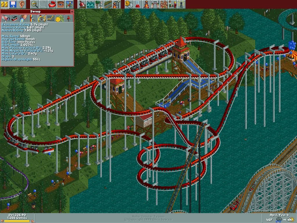 RollerCoaster Tycoon Ride Exchange RollerCoasterJunkie