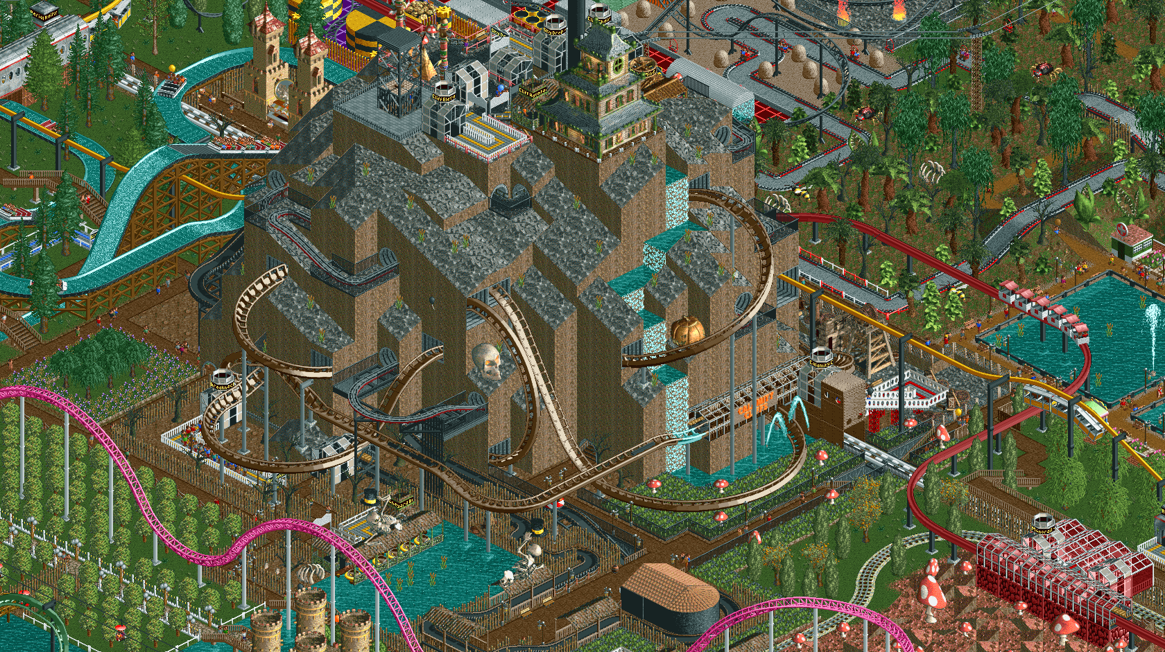 difference between roller coaster tycoon 1 and 2