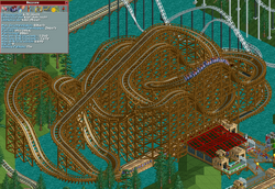 Wooden coaster design : r/rct