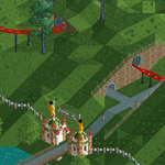 Fun Fortress with a bit of a Robin Hood/woodland/forest theme! : r/rct