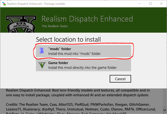 realism enhanced 0.9 gta v installer