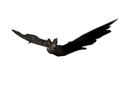 Modelo del muciélago en 3D.