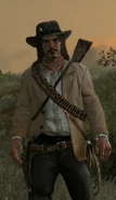 Jack Marston poco antes del duelo con Edgar Ross.