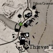 Thieves' Landing en el mapa