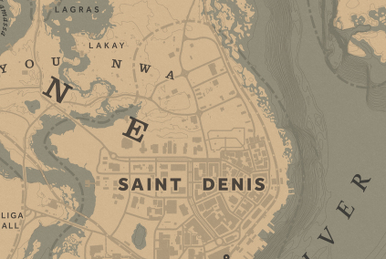 Red Dead Online Tesoro del pantano de Bluewater / Bluewater Marsh Treasure  Map Location 