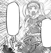 Presenting herself