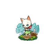A Cat Fairy (White) in the mobile game
