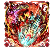 Aporou using Demon Orb Liberation against the Dragon Empress
