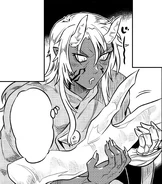 Taking its antlers left behind