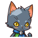 Icon 0153 CatFairy(Black)